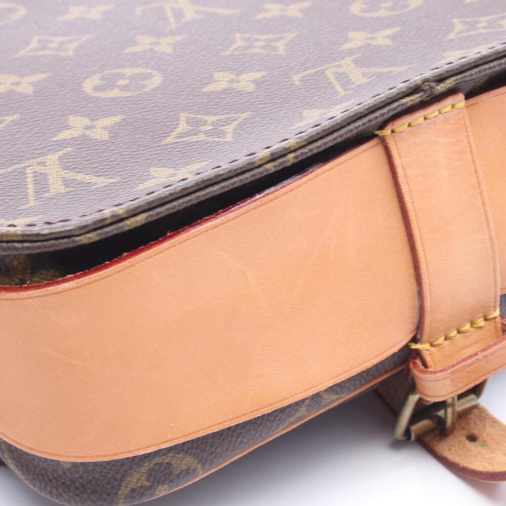 LOUIS VUITTON Authentic Brown Monogram Leather Shoulder Bag - Picture 9 of 9